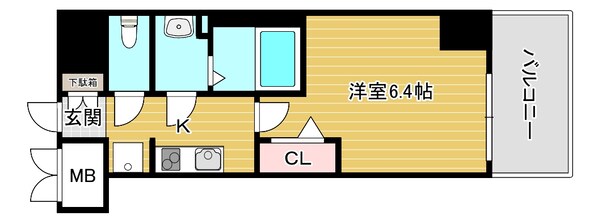 アドバンス大阪カーサの物件間取画像